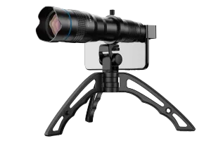 Lens Apexel HD 36X Teleskop Lens Profesyonel Tele Zoom Kamera Lensleri İPhone Samsung Akıllı Telefonlar için Tripod ile