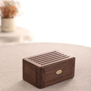 Sinzyo Wooden Colorblock Music Box Jewelry Box Box Годовщина/день рождения подарка Рождество/День рождения/День святого Валентина подарок