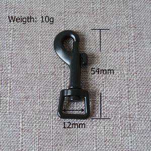 10 Pcs 12mm 15mm 20mm 25mm Metal Clasp Carabiner DIY Bag Dog Leash Leads Strap Buckle Clip Hook Sewing Accessory Strong Hardware