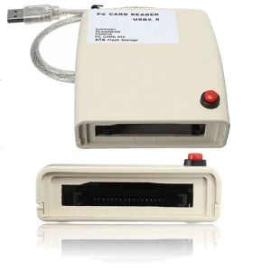 Readers PCMCIAからUSBから68 PIN ATA PCMCIAカードリーダーフラッシュディスクメモリカードリーダーアダプターコンバーター高品質のためのアダプターコンバーター