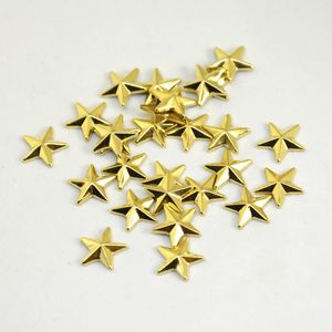 Nuova forma a forma di stella Rhinestuds Golden Copper Silver per abbigliamento/ scarpe/ borse Accessori fai -da -te 8mm 10mm 12mm