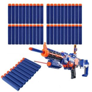 Nerf mermileri için 10/50/100 pcs Eva Yumuşak İçi Boş Delik Kafası 7.2cm Doldurma Mermi Dartları Nerf Blasters için Nerf Tabancası Aksesuarları