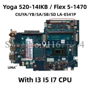 Płyta główna ciuya/yb/sa/sb/sd lae541p dla Lenovo Yoga 52014ikb Flex 51470 Laptop płyta główna z 4415U i3 i5 i7 CPU UMA DDR4 DDR4