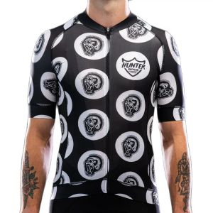 Hunter Cycling Trikots Herren Kurzarmhemden Sommer Mountain Bike Sportswear Racing Bicycle Kleider atmungsablöschbar schnell trocken