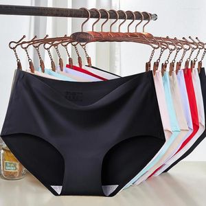 Women's Panties 2PCS/Set Seamless Underwear Women Sexy Female Lingerie Breathable Comfort Briefs Large Size Underpants