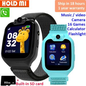 Watches 1,54 cala dla dzieci inteligentna zegarek telefoniczny 16 gier z 512 mln TF Card teledysk nagrywanie dzieci