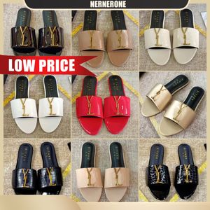 Nuovo designer di sandali di moda Designer femminile Flip Flip Flop Men in gomma cursori piatti piatti di lusso Slide Summer Beach Slipper