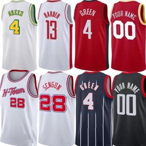 الصواريخ City Basketball Jerseys Alperen Sengun Jalen Green Amen Thompson Jabari Smith Jr. Fred Vanvleet Dillon Brooks Jersey Cam Whitmore