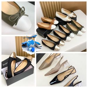 Com caixa de alta qualidade, sandálias de luxo de luxo de luto feminino Sapatos de dança Bowknot Sapatos de Gai Slip-On Slip-On Tamanho 35-39 5cm