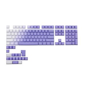 COBOS PBT 126キーサイドプリント勾配キーキャップホワイトアイラローパープルチェリープロファイル染料MXスイッチ用メカニカルキーボード用