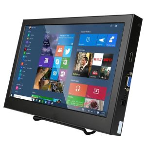 Monitors 10.1 Inch Portable Monitor 1920x1200 IPS Personal Gamer LCD Monitor for PS4/XBOx Series Laptop Computer VGA/HDMIcompatible