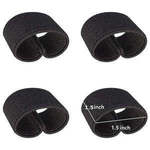 10st Tactical Belt Keepers Tactical Elastic Belt Loop Keeper för 1 ''/1,5 