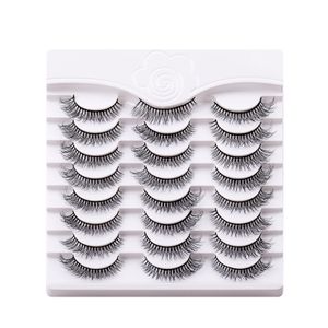 Multilayer Thick False Eyelashes Fluffy Naturally Soft Light Handmade Reusable 3D Mink Lashes Full Strip Eyelash Extensions Beauty Supply for Women