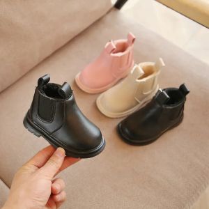 Stivali per bambini vintage stivali da neve piattaforma rosa bianco nero stivali per bambini per ragazze baby toddler bambini scarpe da ragazzo tengono il caldo