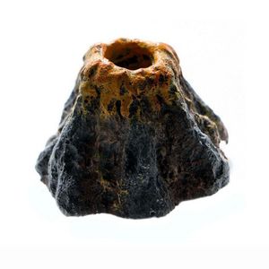 Wulkan Kształt Akwarium Kamień Kamień Bubble Kamienna Ozdoba z czołgiem tlenu Ozdob