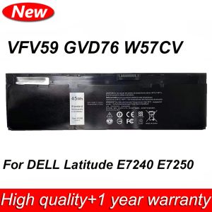 Batterie nuove vfv59 7.4v 45wh batteria per laptop per dell latitude E7240 E7250 12 7000 Sereis UltraBook W57CV 0W57CV WD52H