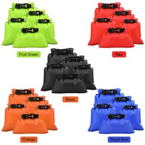 5PCS Outdoor Waterproof Storage Bags Dry Sacks Outdoor Swimming Waterproof Bag Smartphone Camera Storage Bags for Water Sports