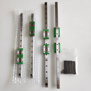 MGN7 MGN9 MGN12 MGN15 200 400 500 800mm miniature linear rail slide 2PC MGN linear guide 4PC MGN Block for CNC FA 3d printer