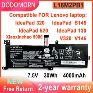 Батареи Dodomorn L16M2PB1 Батарея для ноутбука для Lenovo IdeaPad 320 S145 520 130 V320 V1 L17L2PF1 L17M2PB7 L16S2PB2 L16M2PB3 L16C2PB1