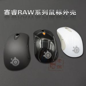 Tillbehör 1st Steelseries Sensei Raw Mouse Case Shell Frost Blue Fever Orange Compatible With Sensei Ten Xai Skin Giving Mouse Feet Pads