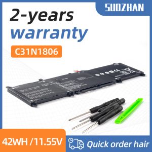 Batteries SUOZHAN C31N1806 3ICP5/58/57 Laptop Battery For Asus VivoBook S330UNEY011 X330UA ADOL13F S13 S330FAEY001T S330UA