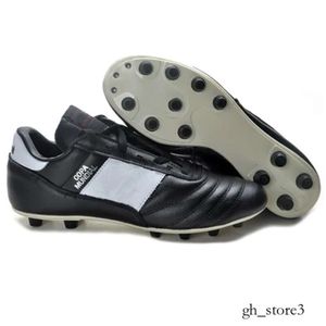 Fotbollskor skor Soccer Mens Copa Mundial Leather FG Rabatt Cleats World Cup Football Boots Storlek 39-45 Black White Orange Botines Futbol 2023 454