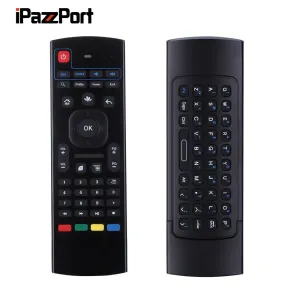 Combos Ipazzport 2.4G Bezprzewodowa klawiatura myszy bezprzewodowej z zdalnym sterowaniem IR dla Google Android Smart TV/Box, HTPC, Mac,