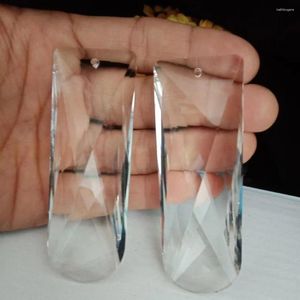 Chandelier Crystal Camal 1PCS 89mm Faceted Glass Long Pendant Suncatcher Prisms For Lighting Part DIY Wedding Decor Accessories