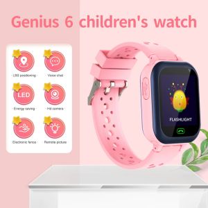 Guarda Kids Smart Watch Sim Card Call Call Smartwatch per bambini SOS Foto impermeabile Camera LBS Regalo di posizione per ragazzi