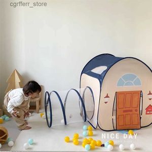 Tor de brinquedo Tent da tenda do bebê Funny Ocean Balls Pool Sport Sport Toys for Kids Play Games House Indoor Childrens Base Secreta Playtent L410