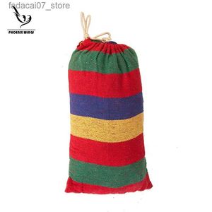 Hammocks High Quality and Strong Canvas Camping and Camping Supplies Single Canvas Hammock 200 * 80cm gratis leveransq