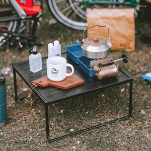 Camp Furniture SmiloDon Camping Multifunctional Table Folding Portable Picnic Lightweight Stove Windscreen