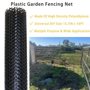 Recinzione plastica maglia netta reti pollame versatile da 300x40 cm recinzione in gabbia animale per cani pollame barriera serpente di coniglio e giardinaggio