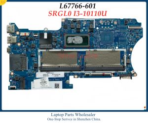 Moderkort l67766601 187421 för HP Pavilion x360 14MDH 14MDH1001DX Laptop Motherboard 448.0GG03.0011 SRGL0 I310110U DDR4 100% Testad