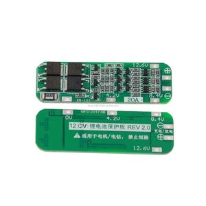 Arrival 3S 20A Li-ion Lithium Battery 18650 Charger PCB BMS Protection Board 12.6V Cell 64x20x3.4mm Module