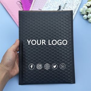 50st Custom Foil Bubble Mailer Packaging Padded Mailer Shpping Bags Postal Mailers Bubble Mailers With Custom Printed 240322