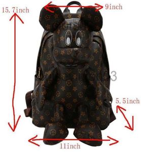 Designer Bag Basketball School Cute Mouse Backpack Mens Womans Luxe Tote Shoulder Handbag Messenger Leisure Leather Bag Large Capa5222099