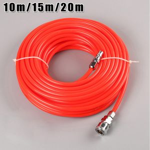 10M/15M/20M Pneumatic Pipe Air Tube Compressor Hose 5*8mm With Connector Straight Tube High Pressure Flexible PE Pipe Air Gun