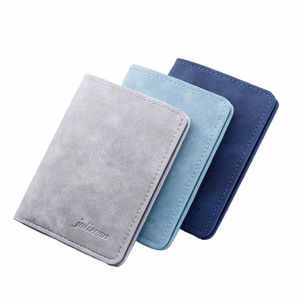 men/women Fi Wallet ID/credit Card Holder Wallet for Men Multi-Card BagHolder Two Fold Small Wallet Black/gray Coin Purse E5TN#