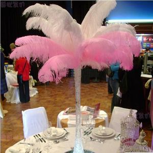 10Pcs/Lot Ostrich Feathers for Wedding Party Table Centerpiece Decor Handicraft Needlework Accessories Carnival Plumas 25-30cm