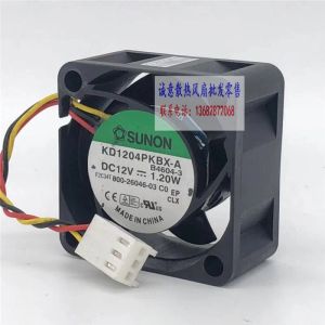 Resfriamento Original Sunon KD1204PKBXA B46043 12V 1,2W 4cm 4020 Fan de resfriamento axial de bola dupla