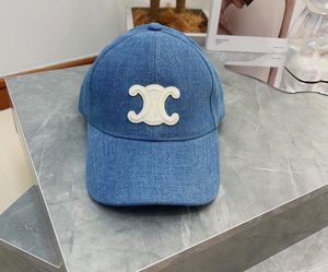 Tasarımcı Kovboy Balk Şapkası Kadın Erkek Beyzbol Kapağı Klasik Lüks Denim Fitted Şapkalar Snapback Sport Casquette Plajı Lüks Güneş Şapkaları