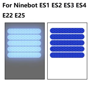 1 SET Electric Scooter Anti-Cursor Reflective Sticker för Ninebot Max G30 / ES Series Stark reflekterande vattentät ljusfärg