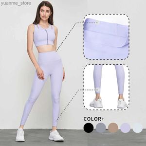 Yoga kläder Wisruning High midja Yoga Pants Tights For Women Sports Leggings For Fitness Push Up Workout Clothes Sportkläder för Gym Outfit Y240410