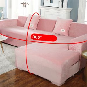 Tjock Velvet Soffa Cover Universal Couch Cover Sofa Slipcovers Machine Washable Seat Bench Covers For Pets Kids Home Living Room