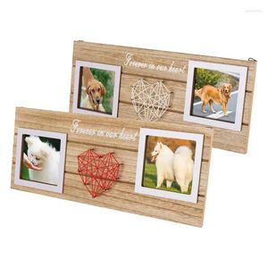 Frames Pograph Picture Frame Love Art Wood With Winding Hearts Romantic Gift For Friend Display Po Drawing Painting