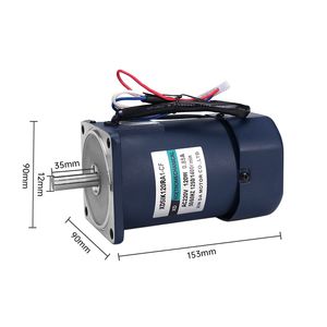 220V 120W AC high-speed motor with speed regulator single-phase 1400rpm-2800rpm Speed-adjustable CW CCW