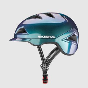 ROCKBROS Ultralight City Bike Helmet Men Women Integrally-molded Motocycle Electric Bicycle Safety Hat Road Bike Cycling Helmet