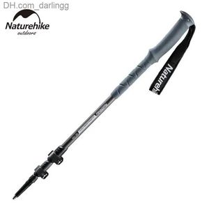 Pólos de trekking pólos de trekking naturehike st03 7075 liga de alumínio alumínio alpenstocks que absorve o pólo de caminhada pólo de caminhada de caminhada