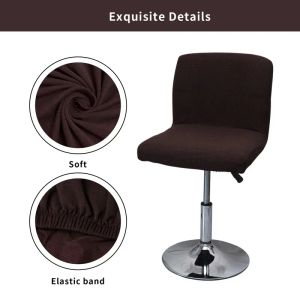 Elastischer Stuhl Schwenkstuhl Abdeckungsbar Mais Fleece Stuhl Deckt mit rotierender Hebelstuhl Slipcover Office Sitzbehörde Beschützer ab.